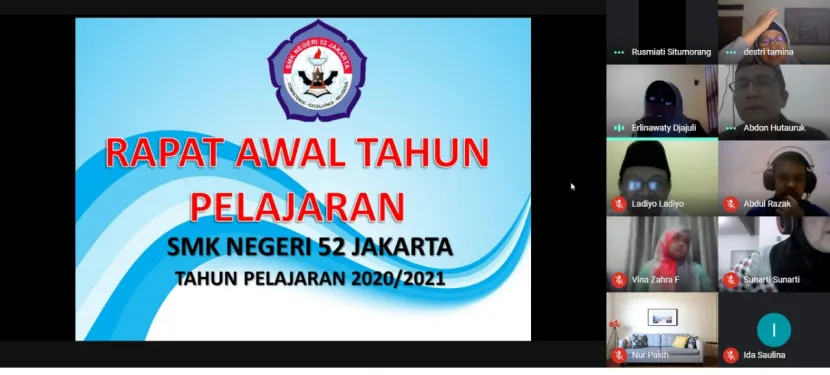 Rapat Awal Tahun Pelajaran Baru 2020/2021